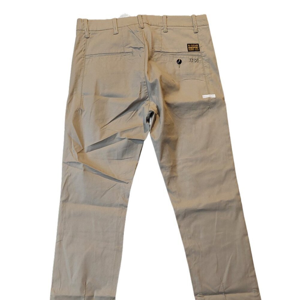 G-Star Raw 3301 Laundry Bronson Loose Tapered Chino Twill Pants Trousers Sz 26 - Picture 8 of 11
